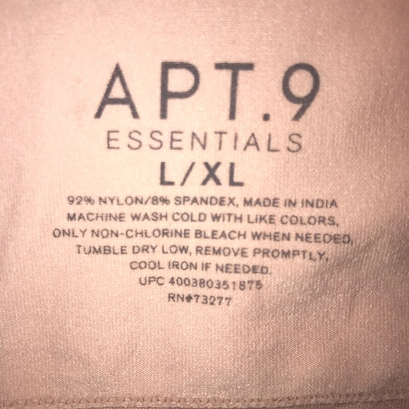 Apt.9 Pink Tank Top Size:L/XL - Picture 3 of 3